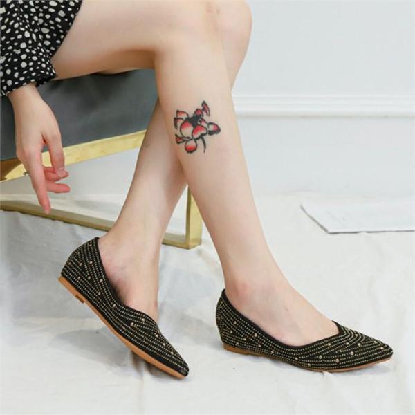 668 女性ローファー 短靴 スニーカー 女性用フラットシューズ 女性用靴 (S6838941)