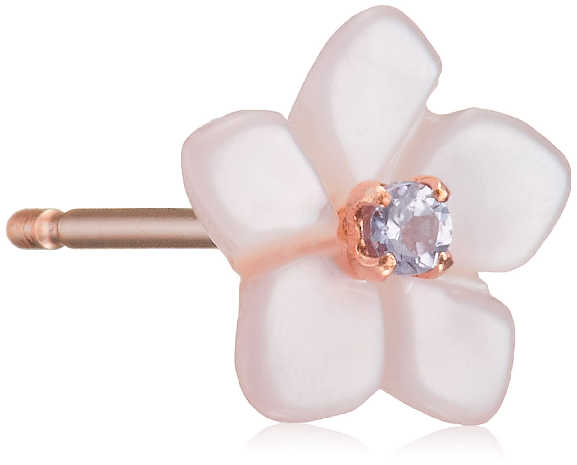 [ブルーム] BLOOM 【公式】レディース ピアス K10 ピンクゴールド 12月誕生花 クリスマスローズ 片耳用 0222-8992-0019-0000