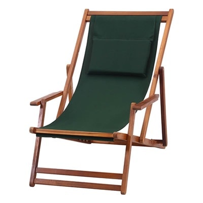 不二貿易 デッキチェア #VFS-GC29JP グリーン 組立品 fj-79498