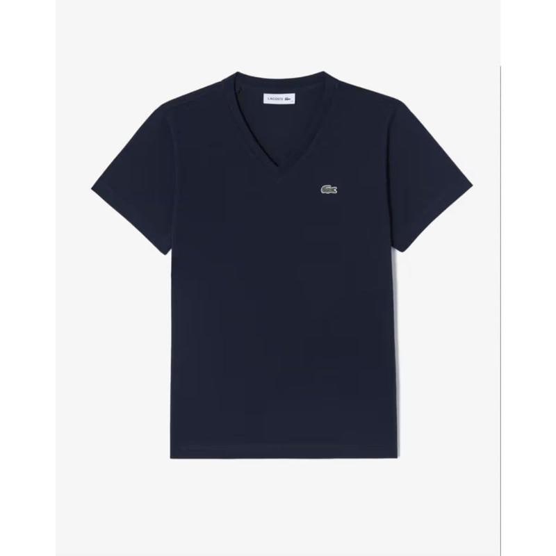 26SS 女性 ベーシック Vネック 半袖Tシャツ TF833E-56G 166(ネイビー)