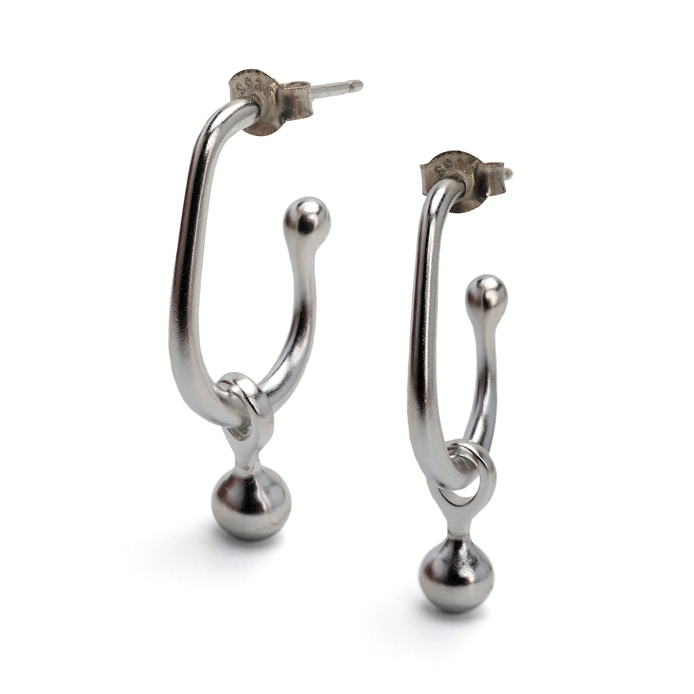 シルバー925 ドロップピアス [ce410]