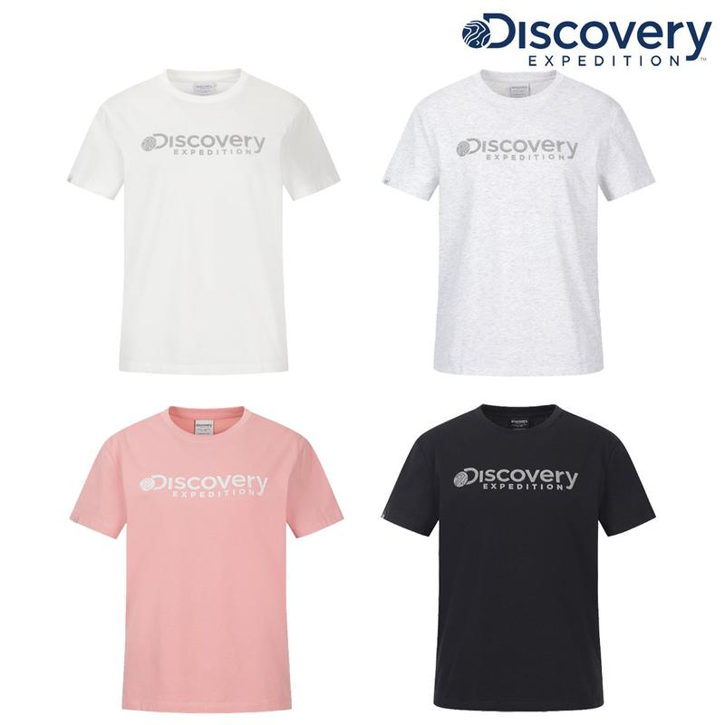 [26年新商品] DWRS72063 女性フレッシュベント ローガン半袖Tシャツ 夏のラウンドTシャツ