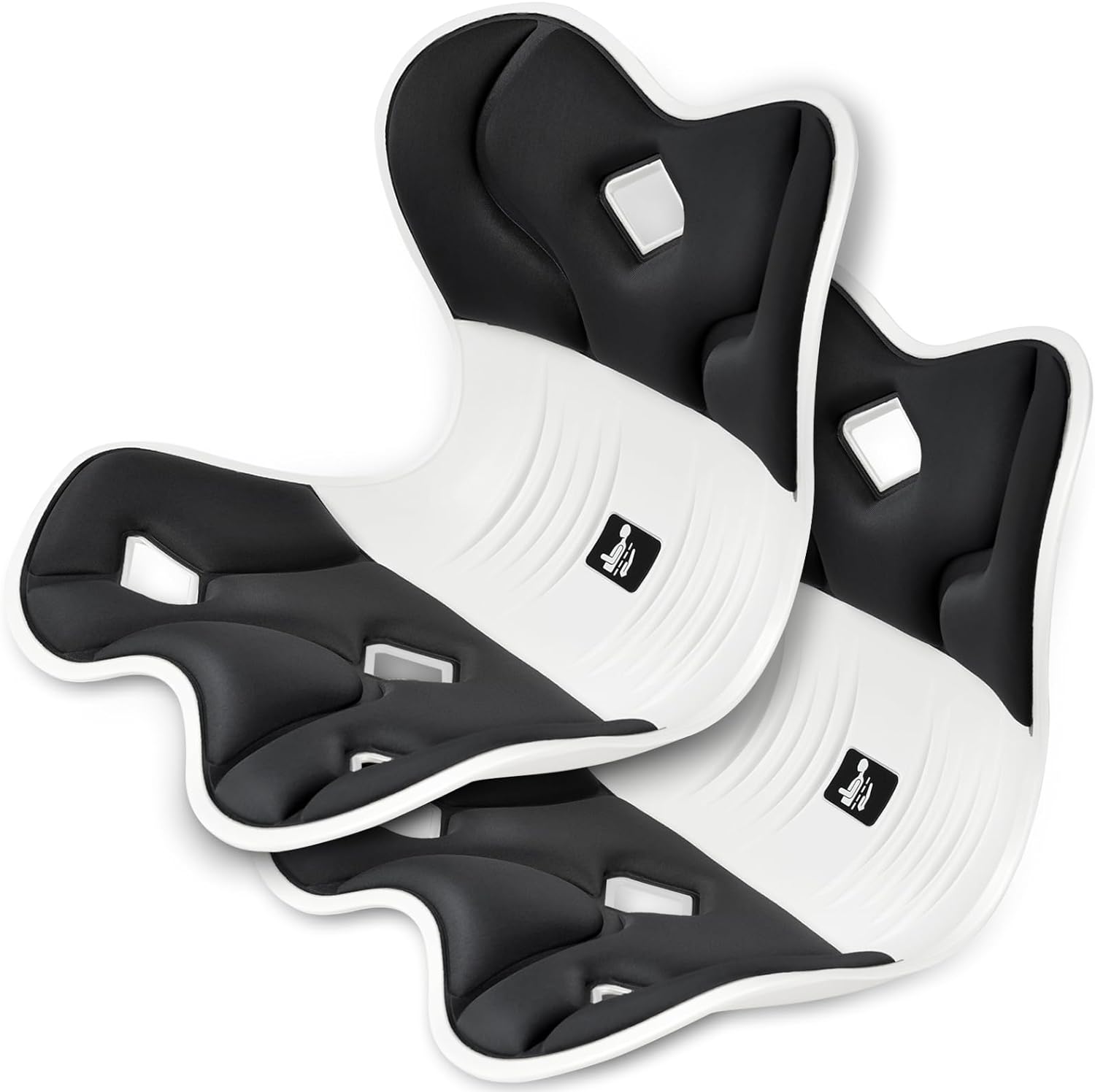 最新昇級 骨盤サポートチェア 骨盤から腰をサポート 高反発メモリー綿 腰当て 姿勢補正 クッション 軽量 持ち運び簡単 椅子や床に置いて座るだけ 猫背改善 女性 男性 学生