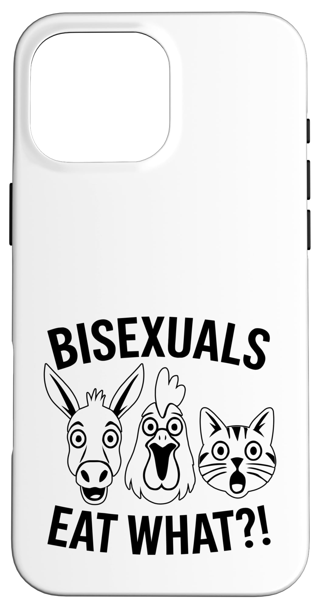 面白いバイセクシャルデザイン スマホケース iPhone 16 Pro Max 用