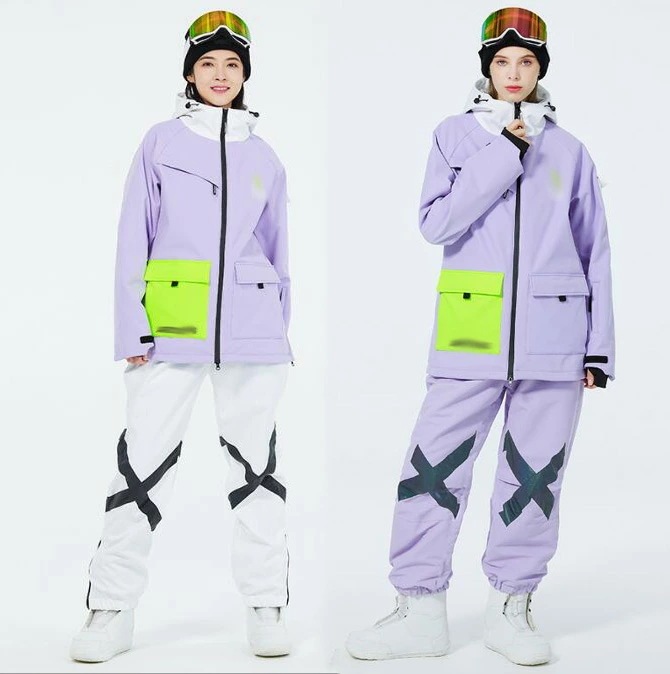 スノボウェア お揃い 新作 男女兼用 スキーウェア 暖かい スキー スノボーウェア 2点セット ジャケット+パンツ スノーボードウェア レディース ボードウェア スノーウェア 防寒 防水 ペアスノーウ