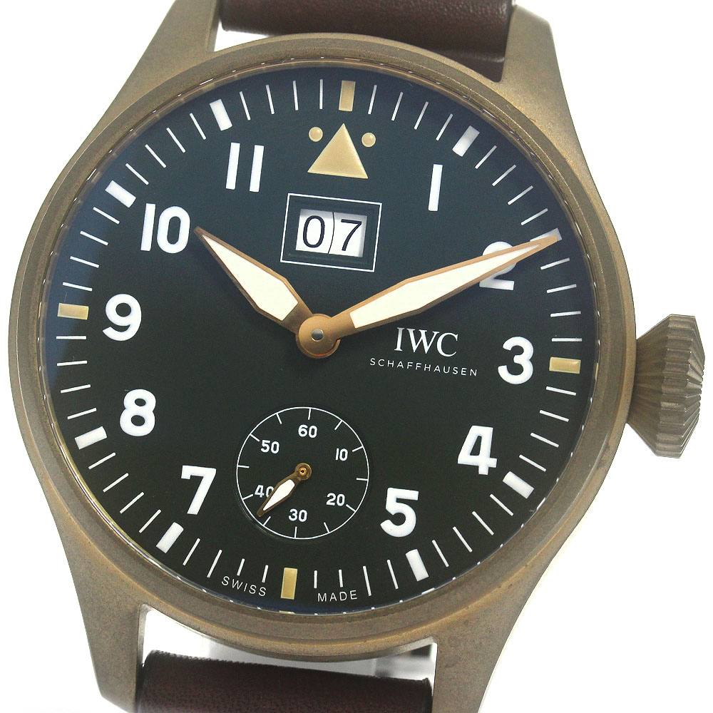 IWC SCHAFFHAUSEN IW510506 ビッグ パイロット スピットファイア ミッション アコンプリッシュド 手巻き メンズ 保証書付_862946【中古】
