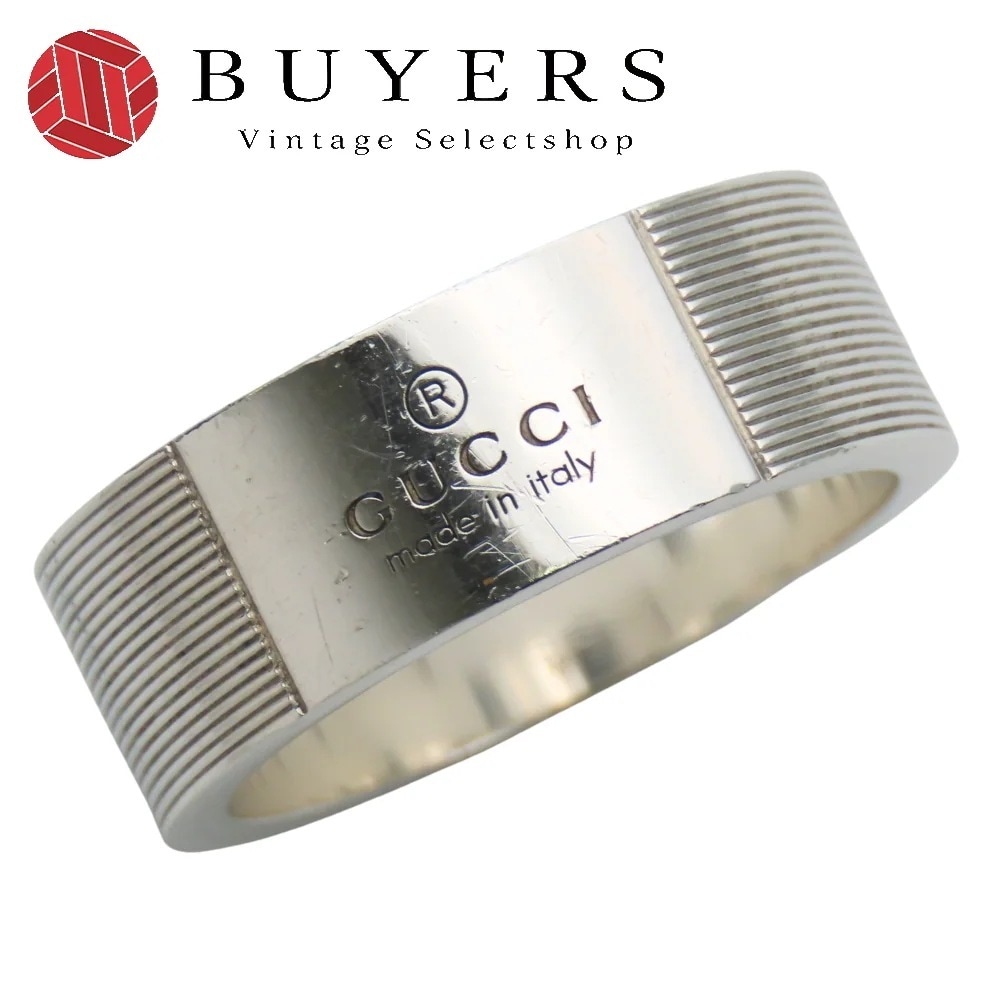 中古 リング・指輪 ロゴリング 21 シルバー925 約10.2g シルバー アクセサリー メンズ 男性