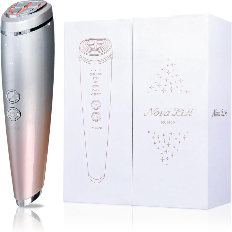 【国内正規品】美顔器 EMS美容器 RF美顔器 EMS微電流 超音波振動 イオン導入/導出 3色LED 光エステ 多機能美顔器 リフトアップケア 目元ケア 温冷ケア フェイスライン スキンケア 美容家