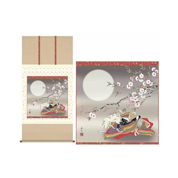 掛軸 紫式部 西尾香悦 筆 収納箱付き 十年間保証 受注生産品