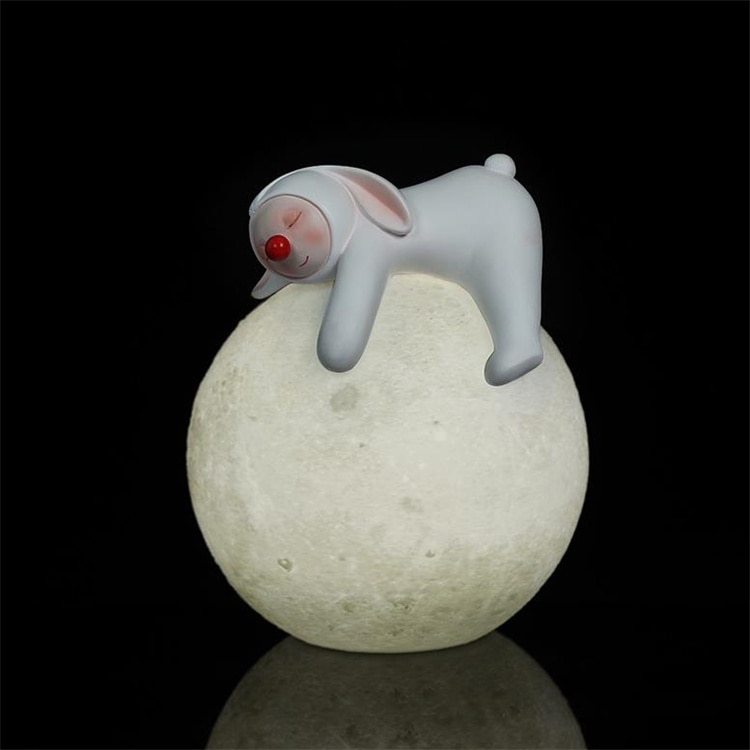 INSスタイル 小夜灯 可愛い ベッドの頭 トレンド 月の形 振り子 大人気 シンプル 家庭 樹脂 ソフトな贈り物