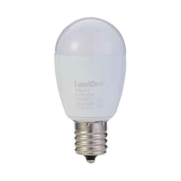 （まとめ） インターテクノロジー LED電球 ミニクリプトン形 E17口金 5.5W 3000K 電球色 LDA6L-H-E17 1個 [x3セット]