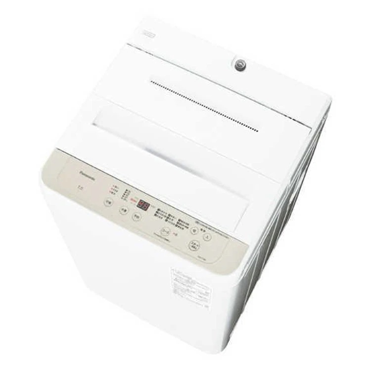 Panasonic パナソニック 全自動洗濯機 NA-F7B5-C 洗濯・脱水容量7kg ビッグウェーブ洗浄 カビクリーンタンク ライトベージュ