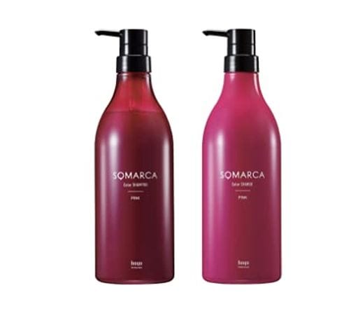 ソマルカ カラーシャンプー ピンク 770ML + カラーチャージ(カラートリートメント) ピンク 750G