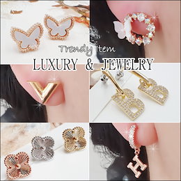 ◆ ピアス◆ 新商品 アップデート/ / Trendy 人気ピアス / リング/ブレスレット/ネックレス - Korean Style Earrings 新作入庫