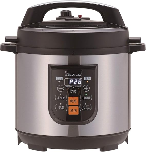 家庭用マイコン電気圧力鍋 楽ポンプ口 8L OEDF80 シルバー
