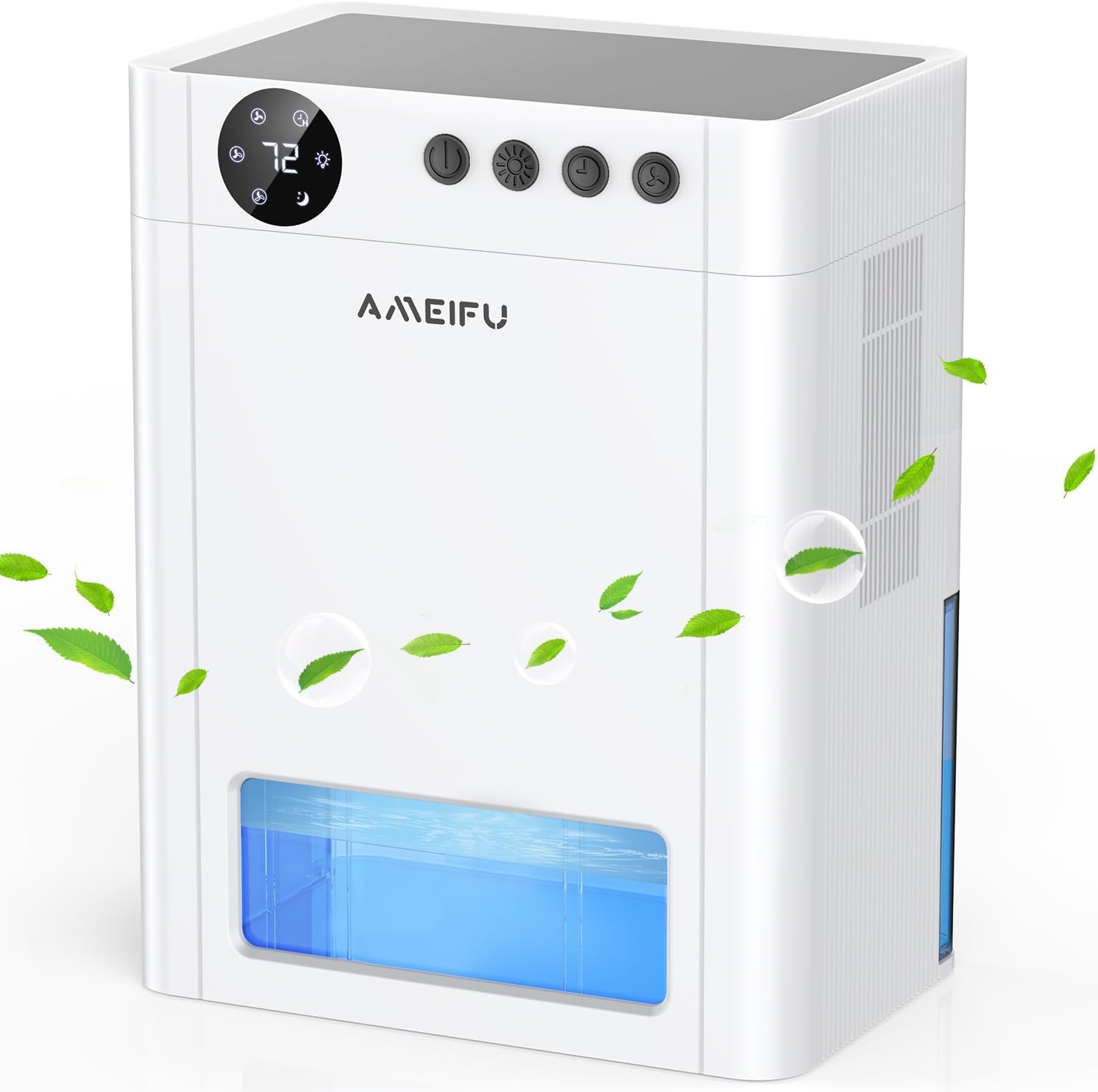 AMEIFU 除湿機 大容量 4000ml【2024進級版・強力除湿・除湿量800ml/日】除湿器 梅雨対策 湿気取り 部屋干し 72Hタイマー 満水自動OFF 静音 スリープモード 七色ライト スピ