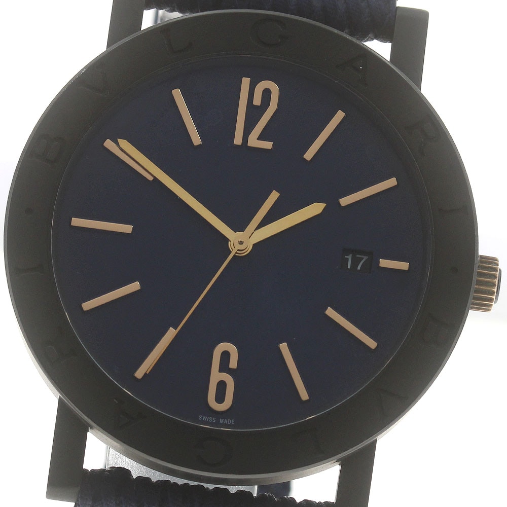 ブルガリ BVLGARI BB41S ブルガリブルガリ デイト 自動巻き メンズ 箱付き_872903【中古】