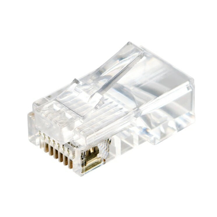 エレコム RJ45 LANコネクタ Cat5e 100個 業務用 自作用 単線・より線 両対応 金メッキ クリア LD-RJ45T100V2 4,666円