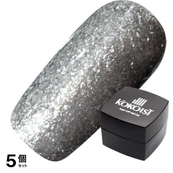 KOKOIST(ココイスト) エクセルライン ソークオフカラージェル E-183 ダズリングチャコール 2.5g 5個セット