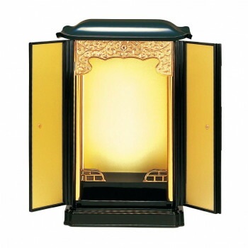 厨子型ミニ仏壇 大 黒（内金） 3102870300021