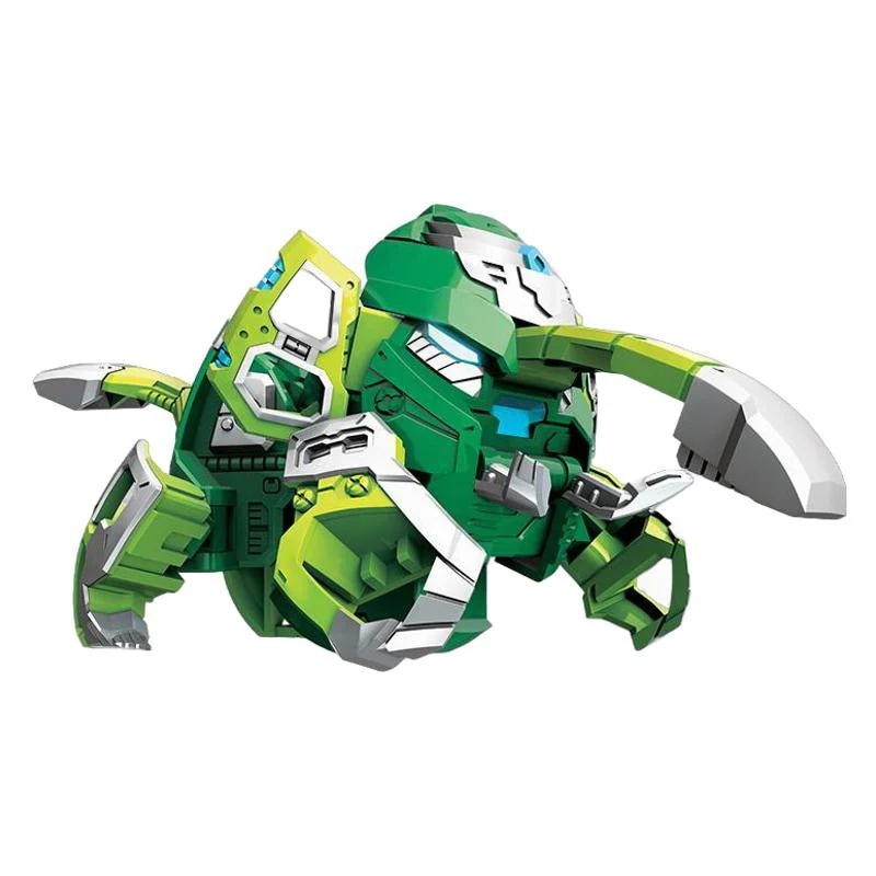 おもちゃのカレーの卵の神カボが転んで変形恐竜の卵の小さい男の子の子供の贈り物のおもちゃのモスの轟マンモス