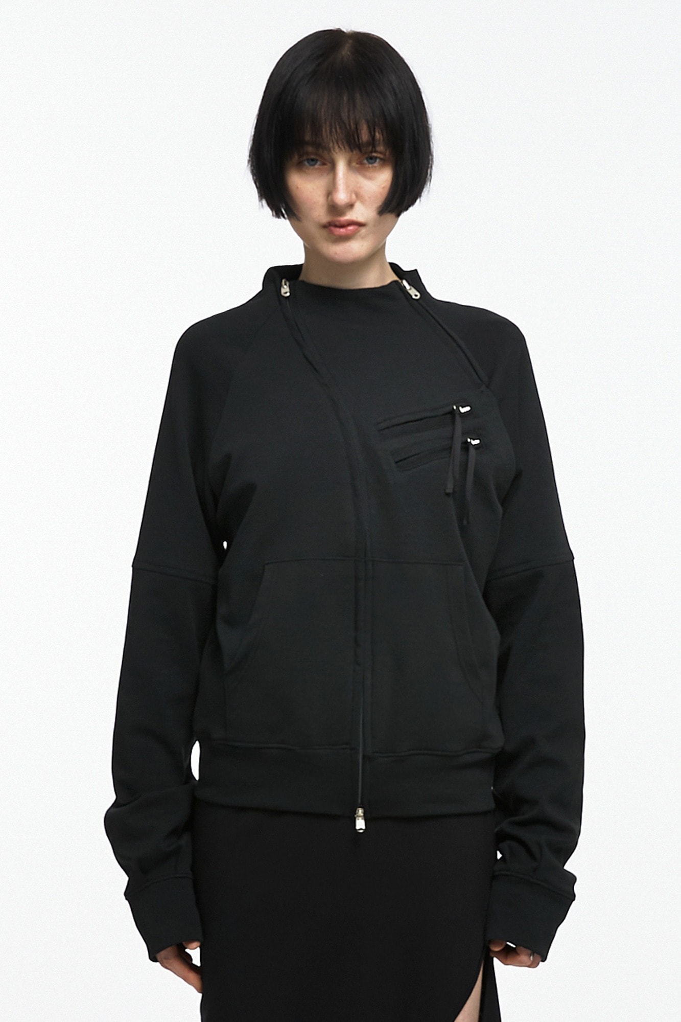 【NACHE】 ZIP DETAIL TRACK JERSEY : 3COLOR