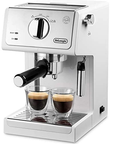 De Longhi (デロンギ) エスプレッソメーカー ECP3220J-W カプチーノ ラテアート