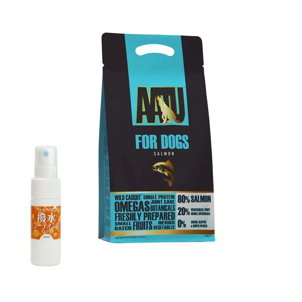 ドッグフード サーモン 1.5kg【撥水コーティングインドア(水回り用) 20ml付き】