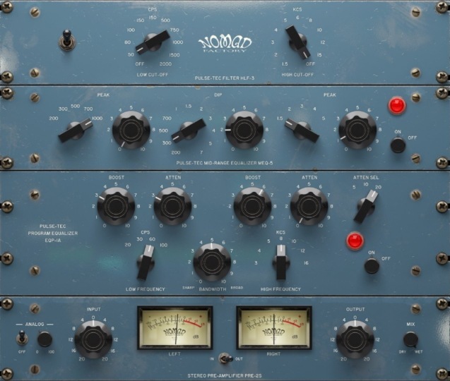 ハードウェアシミュレーションプラグイン EQ Nomad Factory Retro EQs Bundle v2.1 WIN