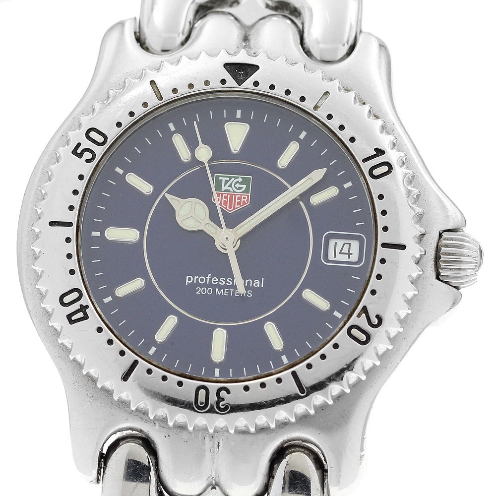 タグホイヤー TAG HEUER WG111A セル デイト クォーツ メンズ _919577【中古】