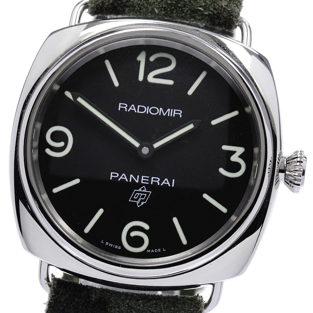 パネライ PANERAI PAM00753 ラジオミール 3デイス アッチャイオ 手巻き メンズ _837329【中古】