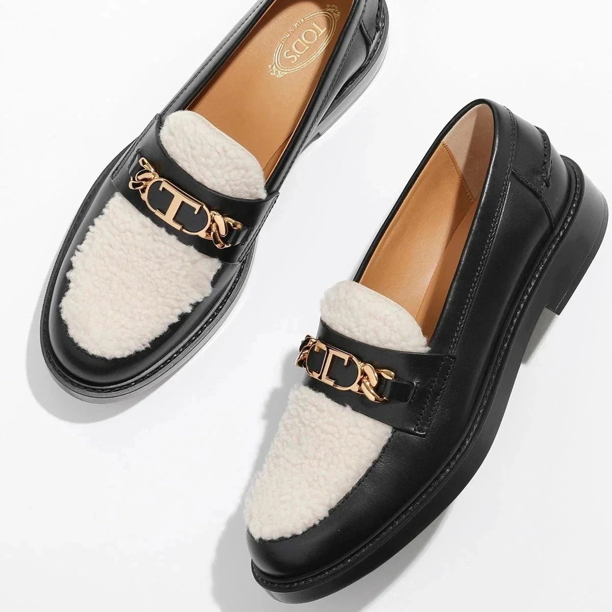 TODS トッズ ローファー T TIMELESS Tタイムレス XXW59C0HN3099A レディース ボア ムートン レザー シューズ 靴 1193/NE