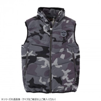 イーブンリバー ミリタリーハードベスト カモフラグレー(45) サイズ:M R-165
