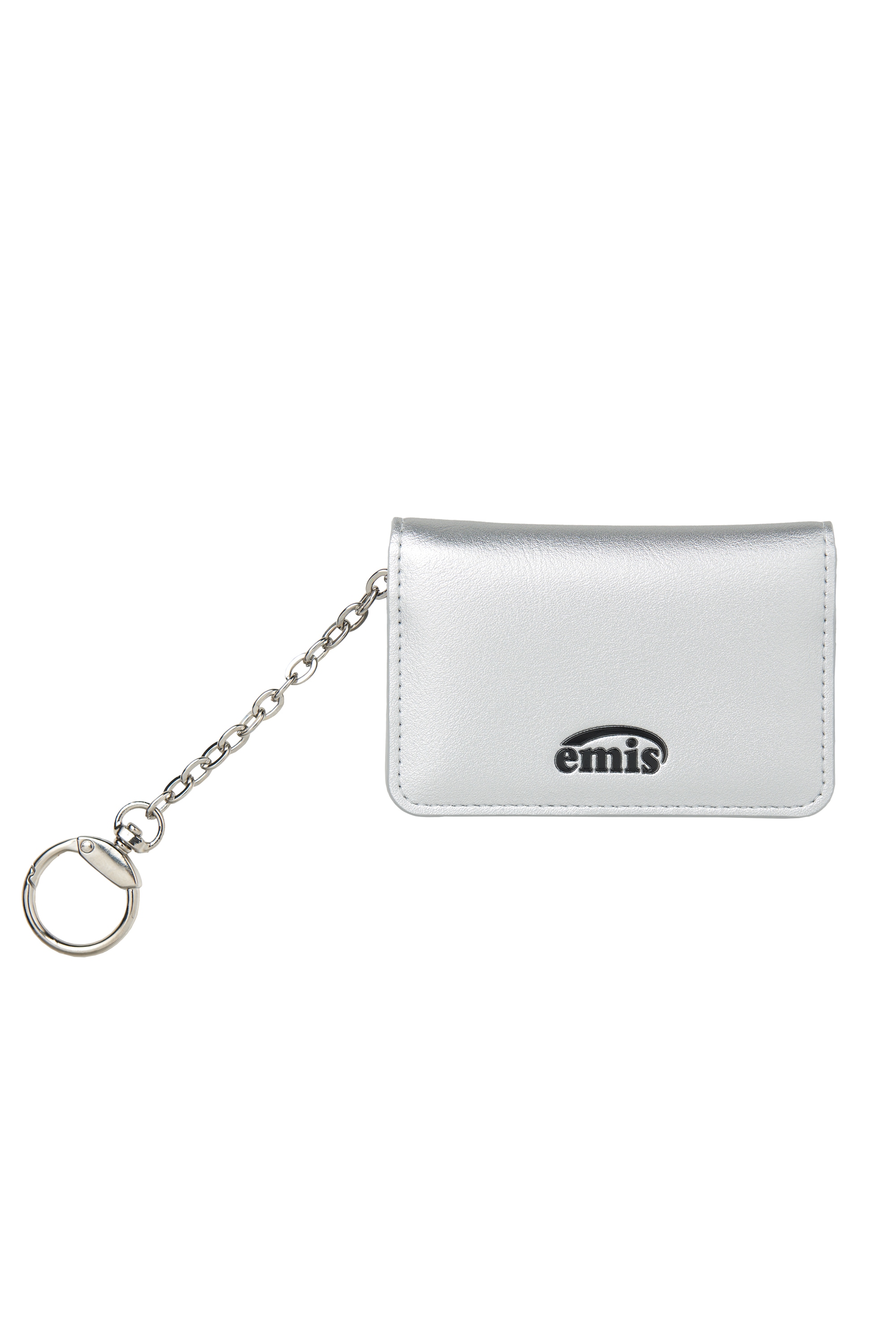カードケース・名刺入れ [emis]KEYRING CARD HOLDER-ivory/black/blue/silver Qoo10 EMIS KEYRING CARD 名刺入れ・カー