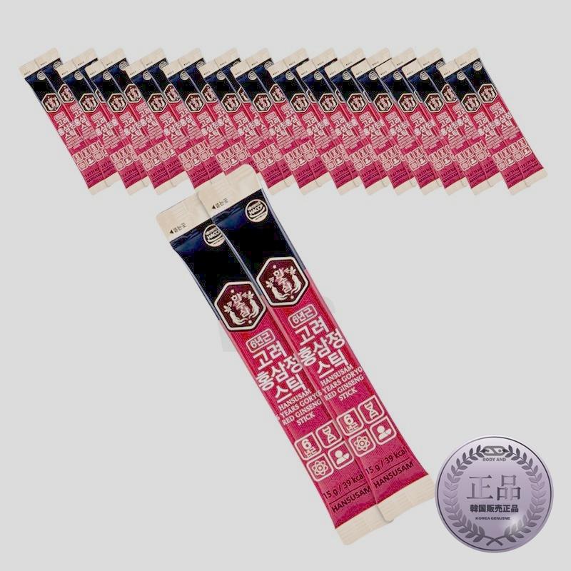 ハンスサム6年根高麗ホンサムジョンスティック/ 200包/ 15g
