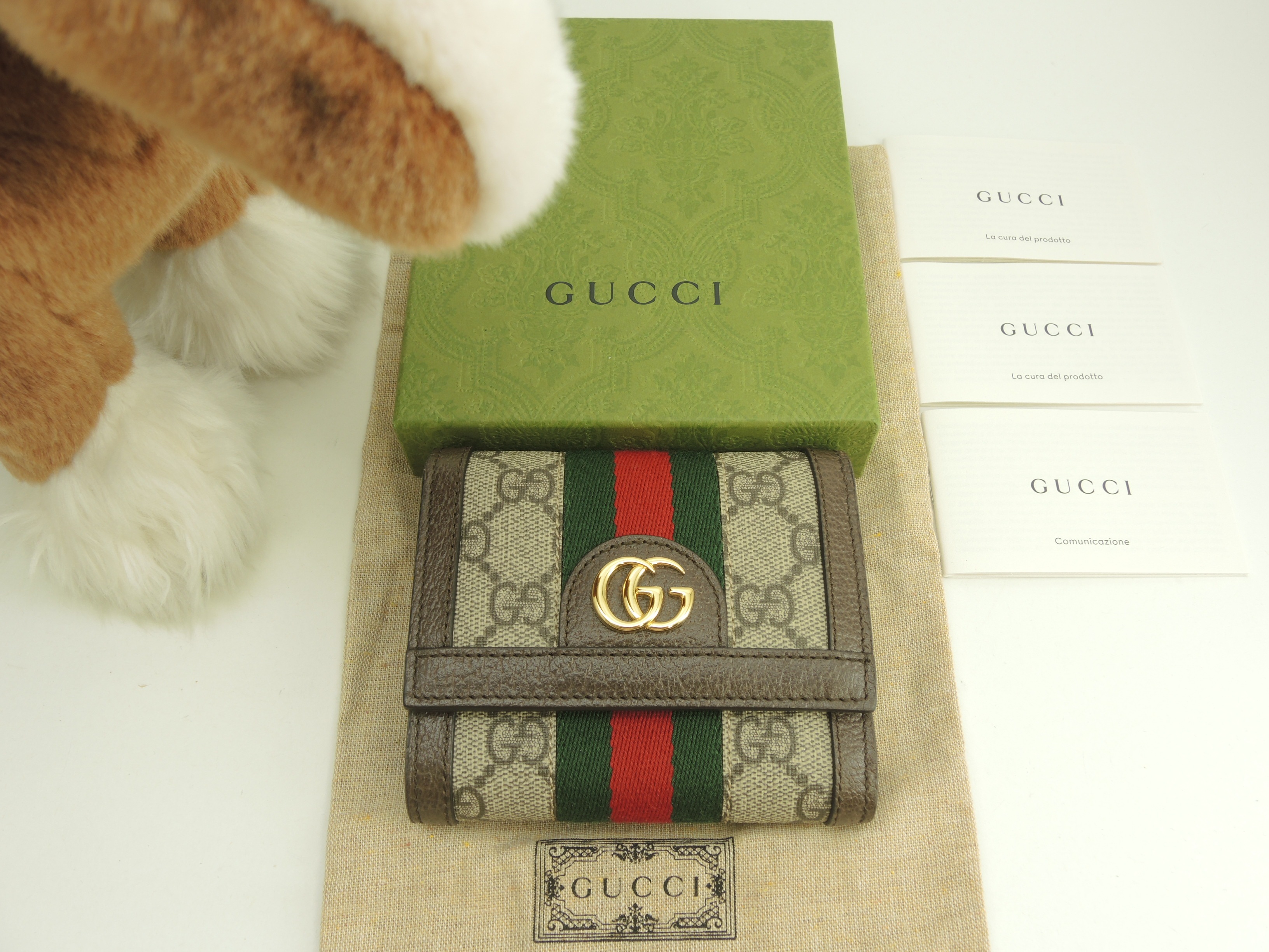 コンパクトウォレット オフィディア GGシェリー 3折財布 未使用@ 9