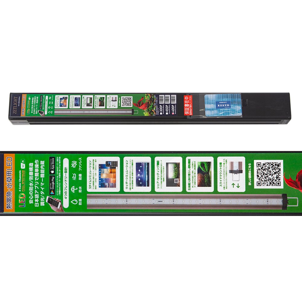 ＺＥＴＬＩＧＨＴ　ＬＥＤ　Ｌａｎｃｉａ２　ＦｒｅｓｈＷａｔｅｒ　ＺＰ４０００－５９０Ｐ　熱帯魚　水草　防水式　ライト　照明　ＣＲＣ10―15―10―40―10