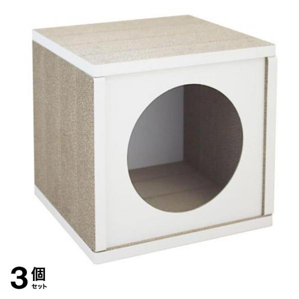 ペットプロ HappyDays キャットハウス 1個入 (ホワイト) 3個セット 10,994円