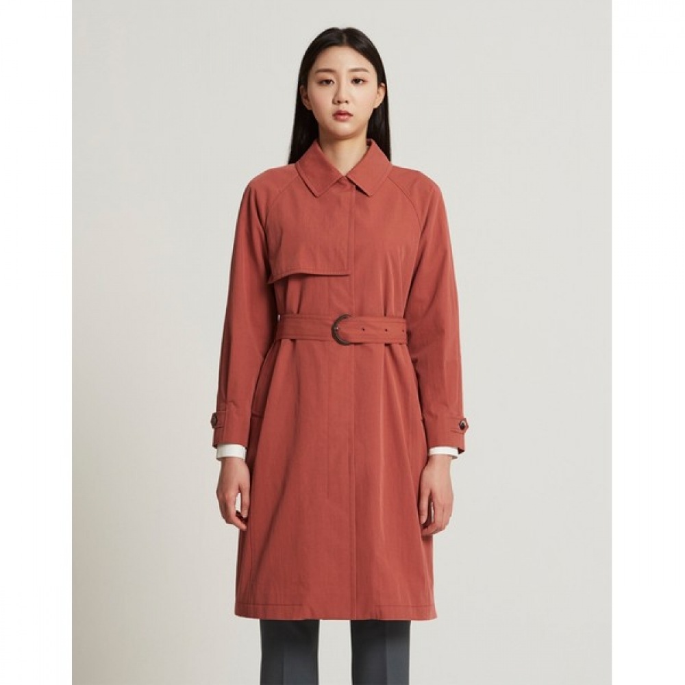 (オリビア・ローレン) ベルト付きスタンカラトレンチコート_VoceBWF8311