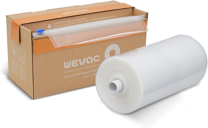 Wevac 真空パック袋 真空パックロール 約28cm×45m 真空ぱっくん 替えロール