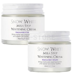 スノーホワイト メラストップ whitening クリーム 80ml *2個