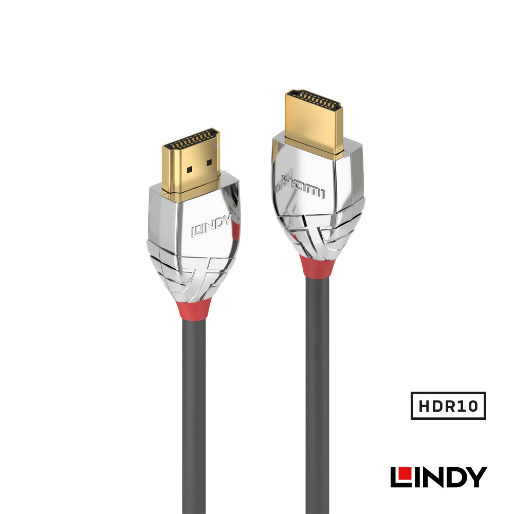 【37875】 LINDY 7.5m CROMO LINE HDMI 2.0 Type-Aケーブル