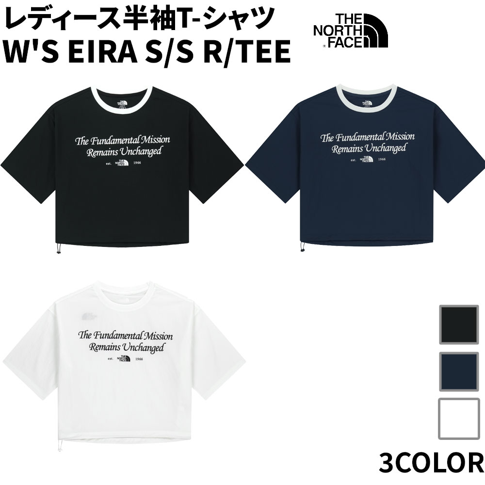 WLホワイトラベルレディースアイラーショットスリーブクロップ半袖Tシャツ冷感シャツ　W’S EIRA S/SR/TEE NT7UQ30