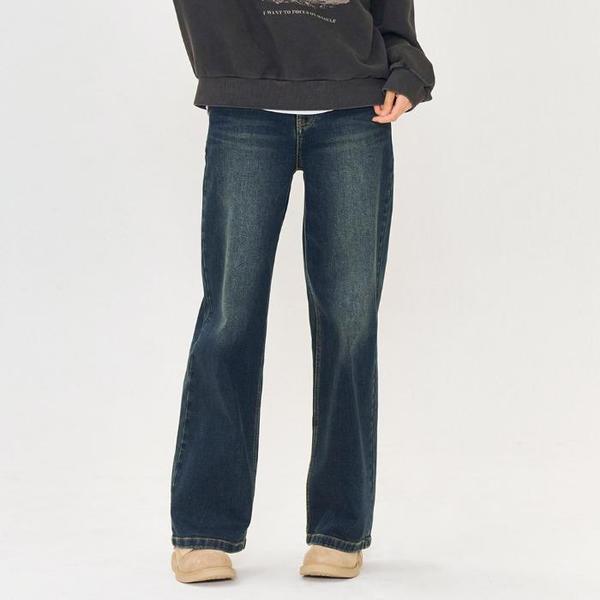 チェイスカルト(南昌原店) DP02 女性起毛 Dトーン ワイド デニムパンツ 女性起毛 Dトーン ワイド デニムパンツ EFRG2372C04