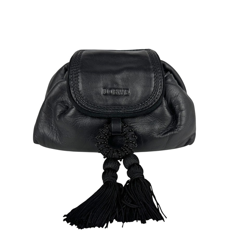 ロエベ LOEWE ショルダーバッグ レザー ブラック レディース z6208