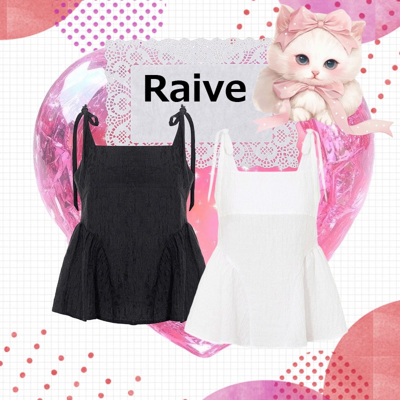 Jacquard Sleeveless Blouse 2color 肩 ストラップ 重ね着 韓国ファッション ブランド 正規品 12,501円