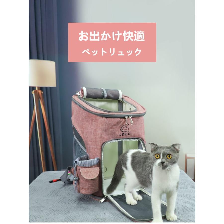 ペット キャリーバッグ リュック 犬 猫 高品質 通気性 抜群 軽量 汚れにくい 崩れにくい 折りたたみ 改良版