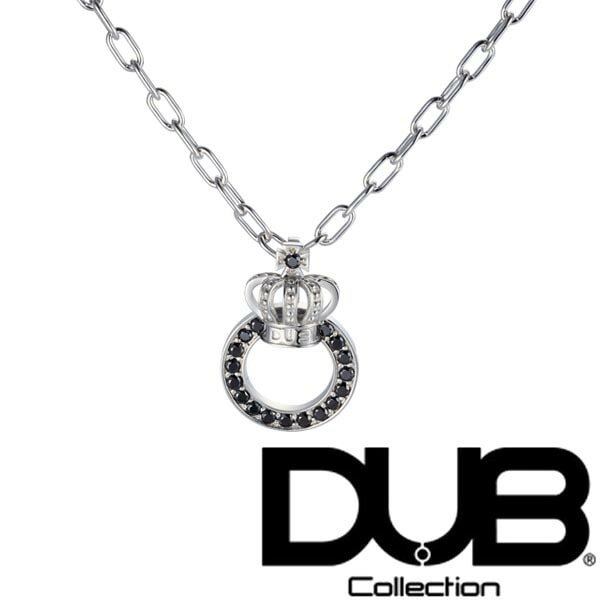 再入荷なし　即納 DUB ネックレス メンズ レディース ジュエリー 296-1(ブラックCZ) ダブジュエリー シルバー アクセサリー ダブコレクション リング 指輪 CanCam キャンキャン S