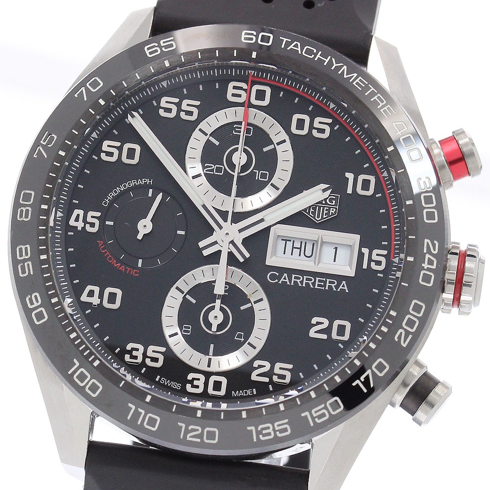 タグホイヤー TAG HEUER CBN2A1AA.FT6228 カレラ デイデイト クロノグラフ 自動巻き メンズ 良品 箱・保証書付き_956368【中古】