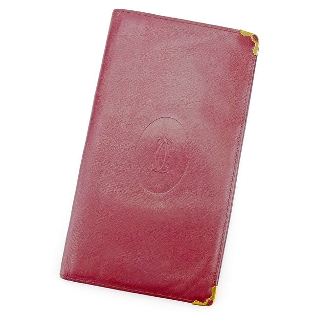 長札入れ マストライン ボルドー ゴールド 中古 8,387円